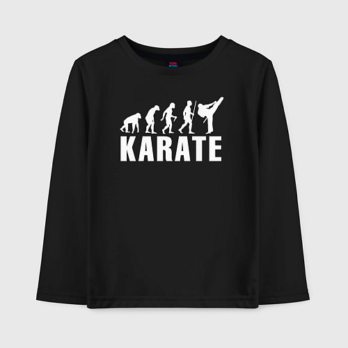 Детский лонгслив Karate Evolution / Черный – фото 1