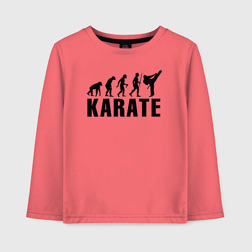 Детский лонгслив Karate Evolution / Коралловый – фото 1