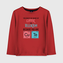 Детский лонгслив Copper and Tellurium