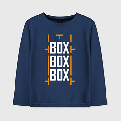 Детский лонгслив Box box box