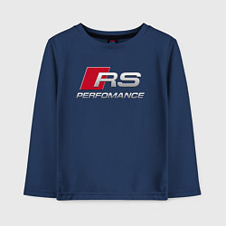 Детский лонгслив AUDI RS