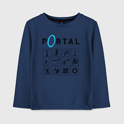 Детский лонгслив PORTAL