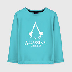 Лонгслив хлопковый детский Assassin’s Creed, цвет: бирюзовый
