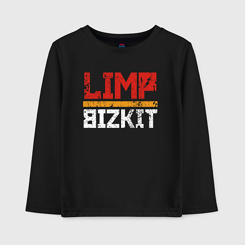 Детский лонгслив LIMP BIZKIT / Черный – фото 1