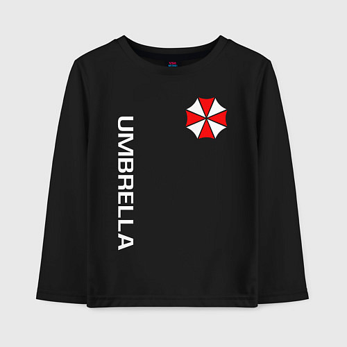 Детский лонгслив UMBRELLA CORP / Черный – фото 1
