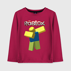 Лонгслив хлопковый детский Roblox Dab, цвет: маджента