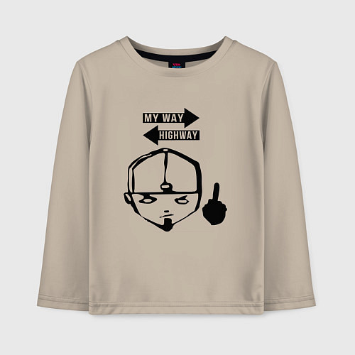 Детский лонгслив LIMP BIZKIT / Миндальный – фото 1