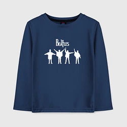 Лонгслив хлопковый детский Beatles, цвет: тёмно-синий