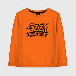 Лонгслив хлопковый детский Ozzy Osbourne, цвет: оранжевый