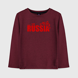 Детский лонгслив Russia