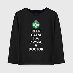 Детский лонгслив Keep calm I??m a doctor