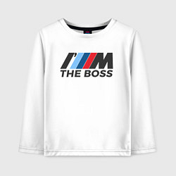 Детский лонгслив BMW THE BOSS