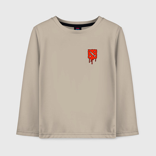 Детский лонгслив Dota 2 / Миндальный – фото 1