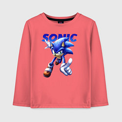 Детский лонгслив SONIC