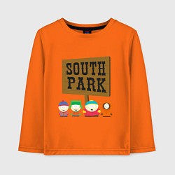 Лонгслив хлопковый детский South Park, цвет: оранжевый