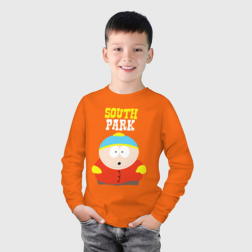 Детский лонгслив SOUTH PARK / Оранжевый – фото 3