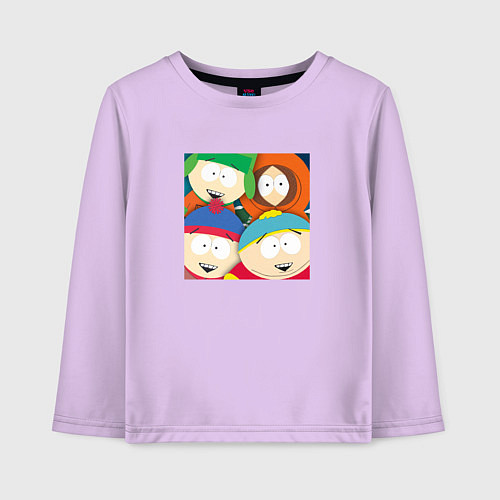 Детский лонгслив South Park / Лаванда – фото 1