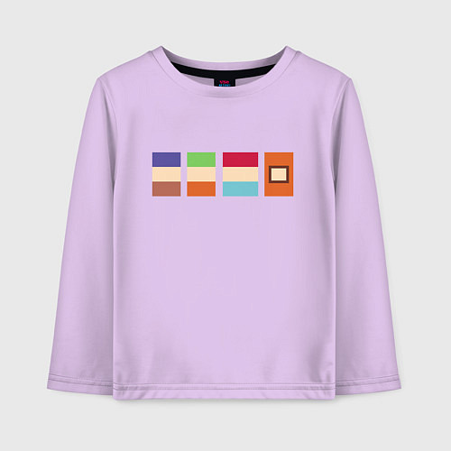 Детский лонгслив ЮЖНЫЙ ПАРК / Лаванда – фото 1
