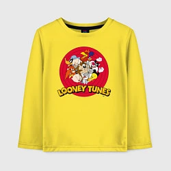 Лонгслив хлопковый детский Looney Tunes, цвет: желтый