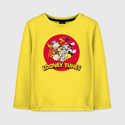 Детский лонгслив Looney Tunes / Желтый – фото 1