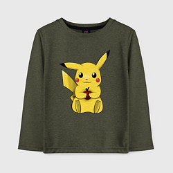 Детский лонгслив Пикачу