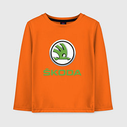 Детский лонгслив Skoda