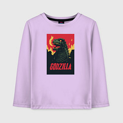 Детский лонгслив Godzilla