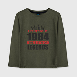 Детский лонгслив 1984 - рождение легенды