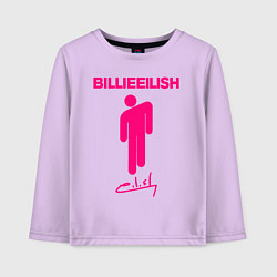 Лонгслив хлопковый детский BILLIE EILISH, цвет: лаванда