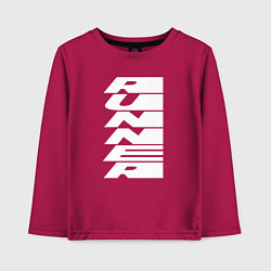 Детский лонгслив Runner