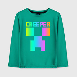 Детский лонгслив MINECRAFT CREEPER