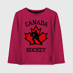 Детский лонгслив Canada Hockey