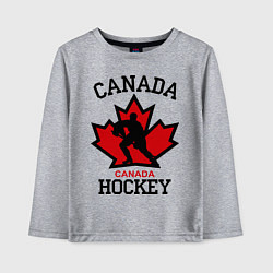 Детский лонгслив Canada Hockey