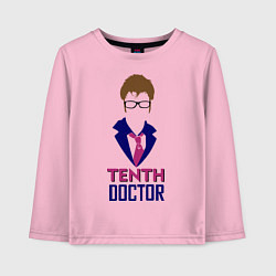 Детский лонгслив Tenth Doctor