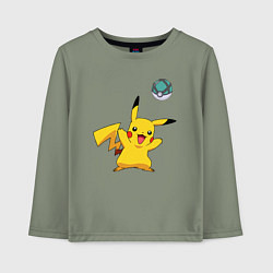 Детский лонгслив Pokemon pikachu 1