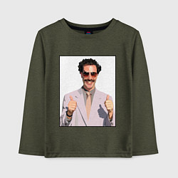 Детский лонгслив Борат Z