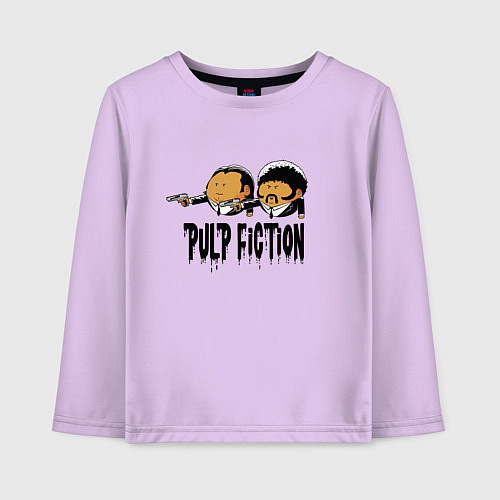 Детский лонгслив Pulp fiction / Лаванда – фото 1