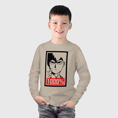 Детский лонгслив Mob psycho 100 Z / Миндальный – фото 3