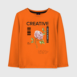 Детский лонгслив CREATIVE