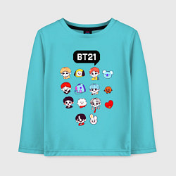 Детский лонгслив BTS BT21