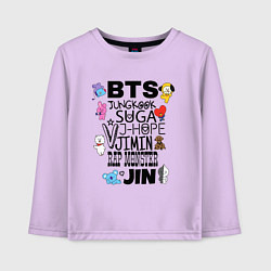Детский лонгслив BTS BT21
