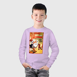 Лонгслив хлопковый детский Том и Джерри, цвет: лаванда — фото 2