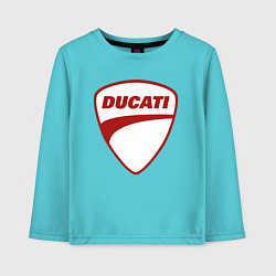 Детский лонгслив Ducati Logo Дукати Лого Z