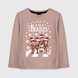 Детский лонгслив Битлз Новогодний