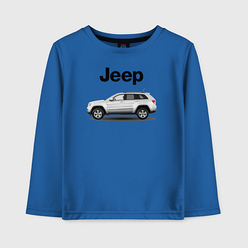 Детский лонгслив Jeep / Синий – фото 1