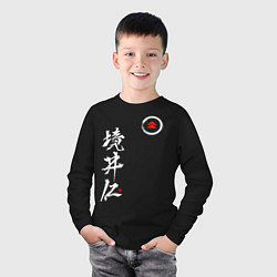 Лонгслив хлопковый детский Ghost of Tsushima, цвет: черный — фото 2