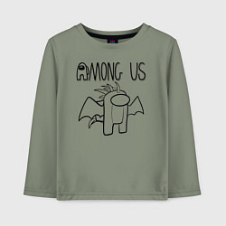 Детский лонгслив Among Us