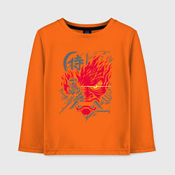 Лонгслив хлопковый детский Samurai 77 V 2, цвет: оранжевый