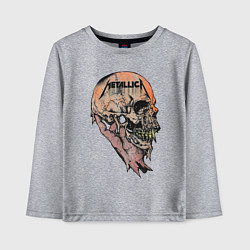 Детский лонгслив Metallica art 04