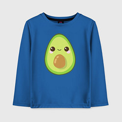 Лонгслив хлопковый детский Avocado, цвет: синий